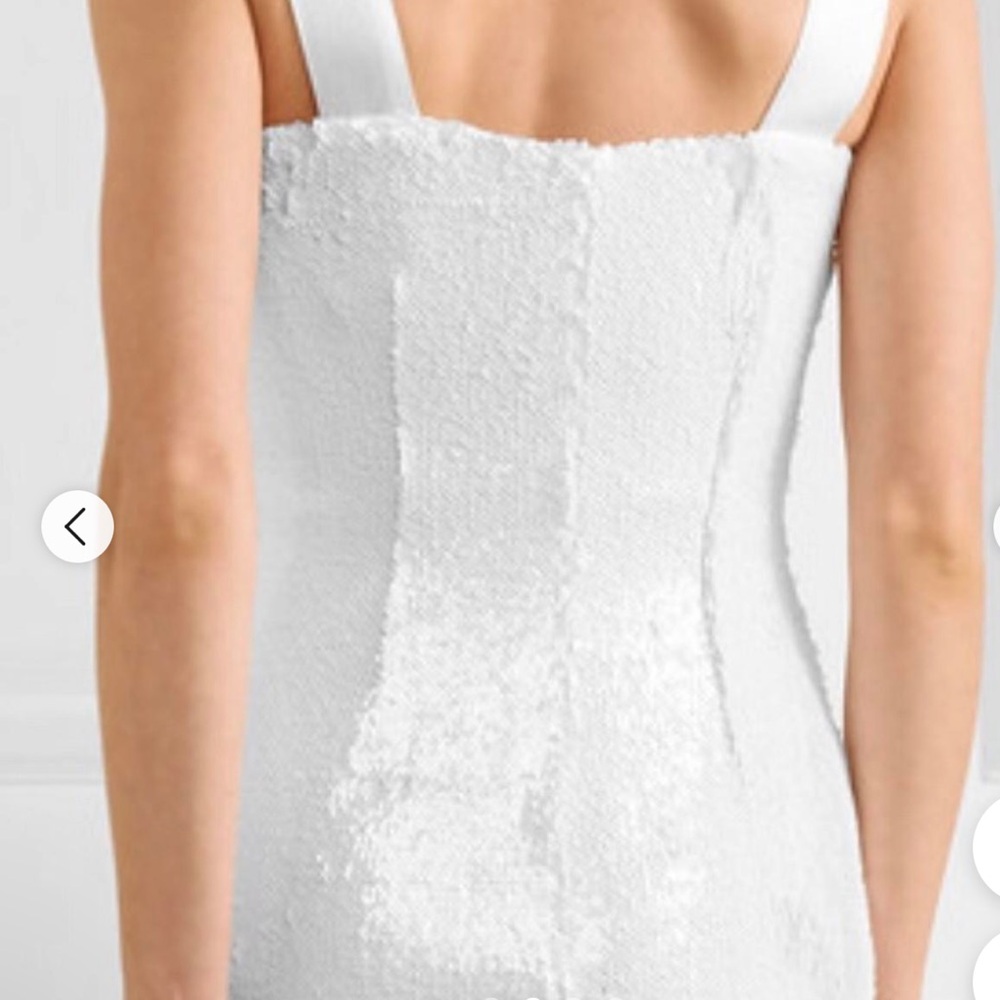 NWT MSRP $1445 GALVAN LONDON SALAR SEQUIN COCKTAIL MINI-DRESS - SIZE US 12 - Picture 2 of 14